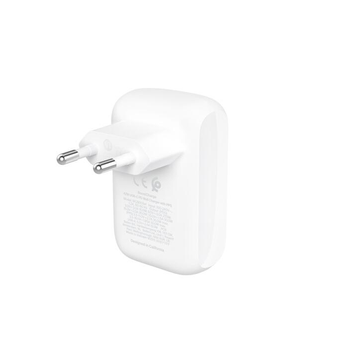 Belkin BoostCharge Ladegerät mit zwei Anschlüssen 42 W, weiß Belkin BoostCharge Ladegerät mit zwei Anschlüssen 42 W, weiß